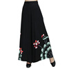 Tang costume Casual pants Thin section Easy middle age Wide leg pants black Large Ethnic style Cotton skirts Tang costume Casual pants Thin section Easy middle age Wide leg pants black Large Ethnic style Cotton skirts