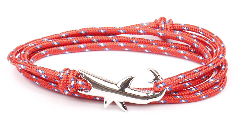 新款 欧美超个性 霸气鲨男女士手链 狂野鲨鱼动物饰品