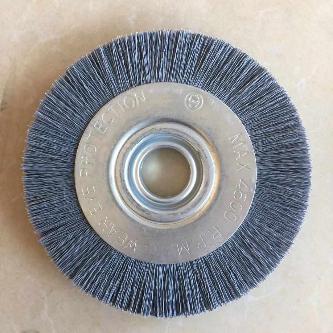 厂家直销研磨抛光毛刷轮 定做进口磨料丝轮刷 国产磨料丝圆盘毛刷