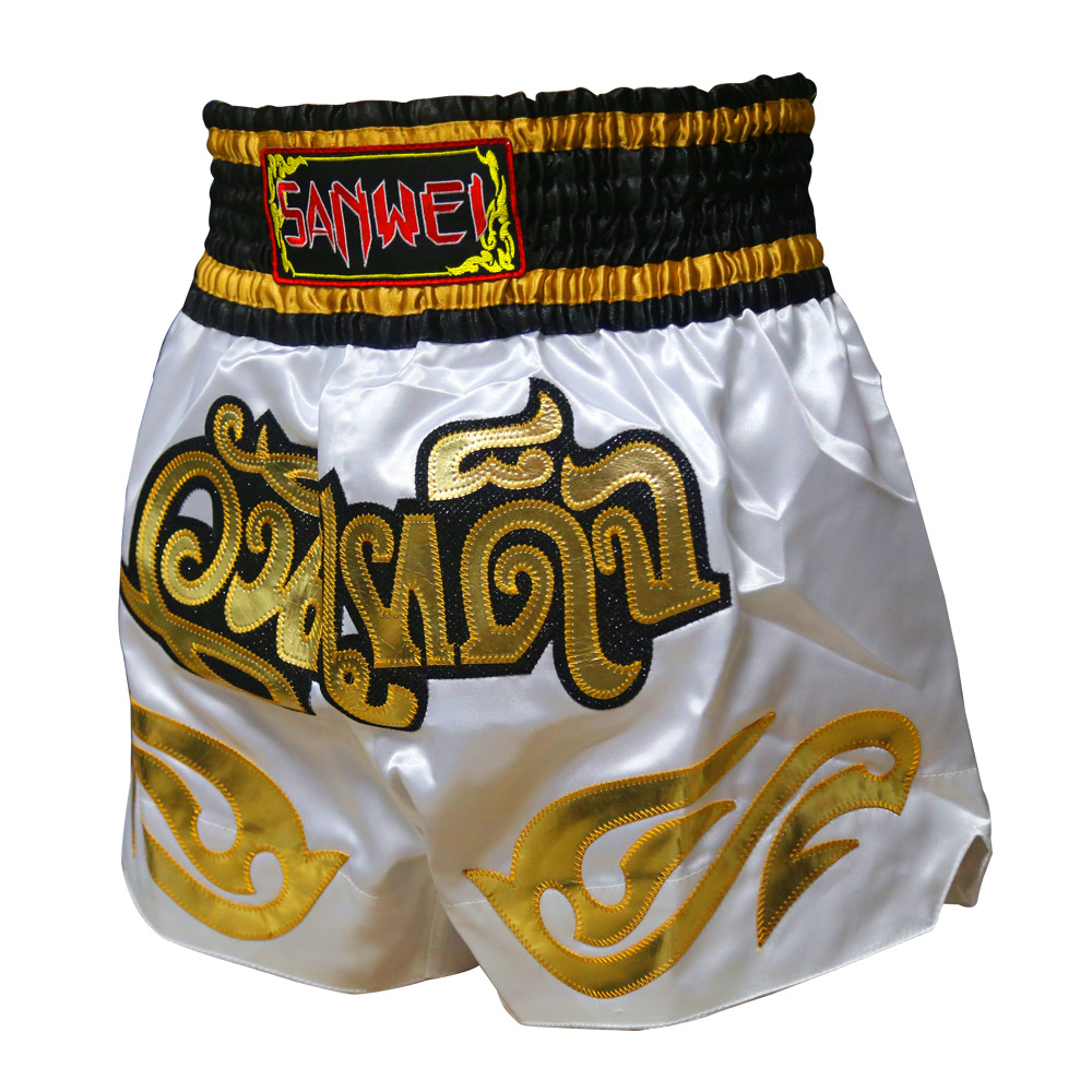 2018新款泰拳短裤经典款男女通用多色搏击格斗短裤散打裤批发