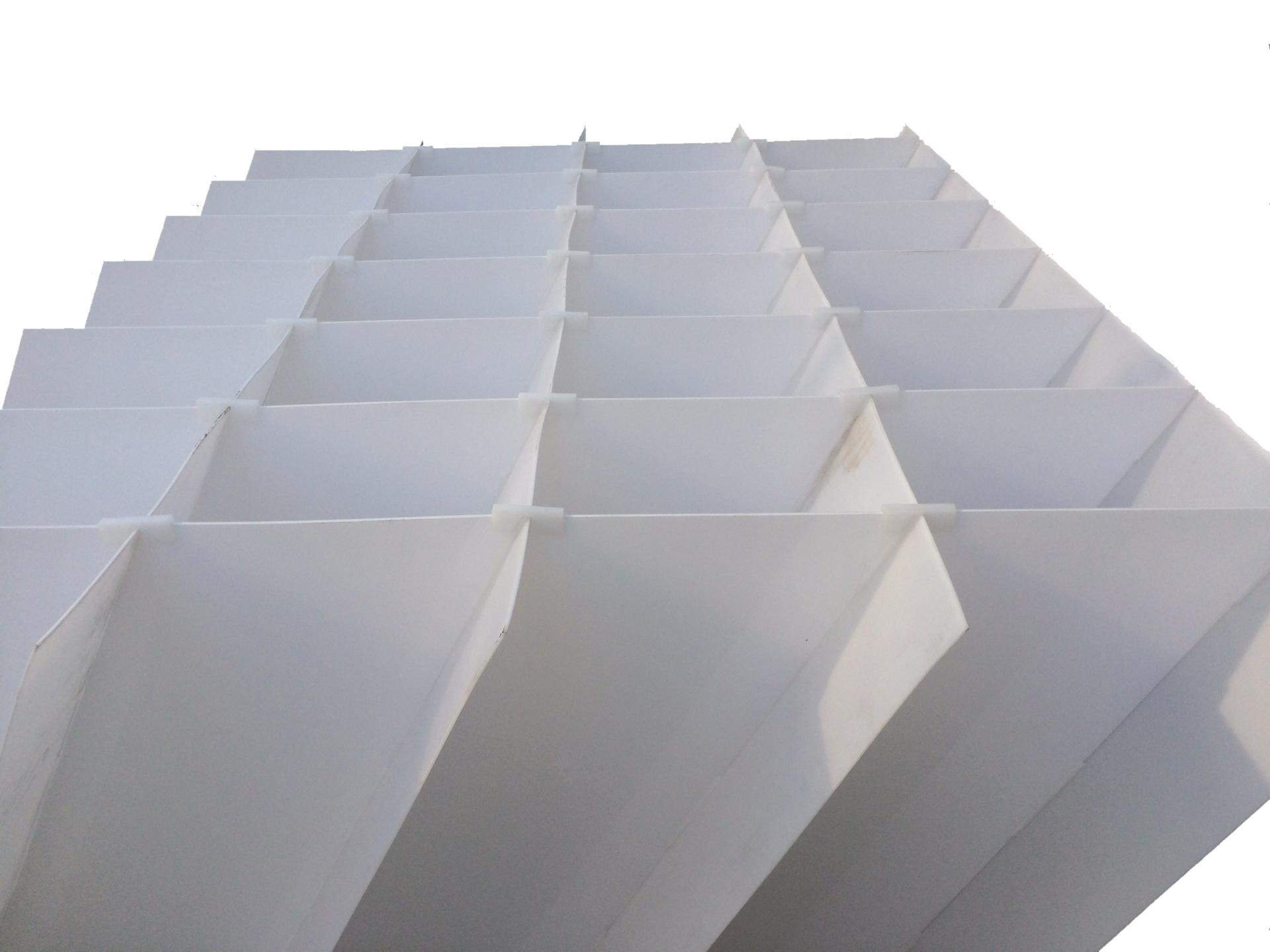 全新聚丙烯斜板填料直角结构利于接触絮凝沉淀高效水处理厂家批发