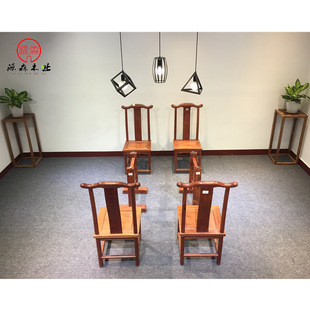 巴花实木大板客厅餐桌茶桌会客桌餐椅工字架源森木业厂家直销