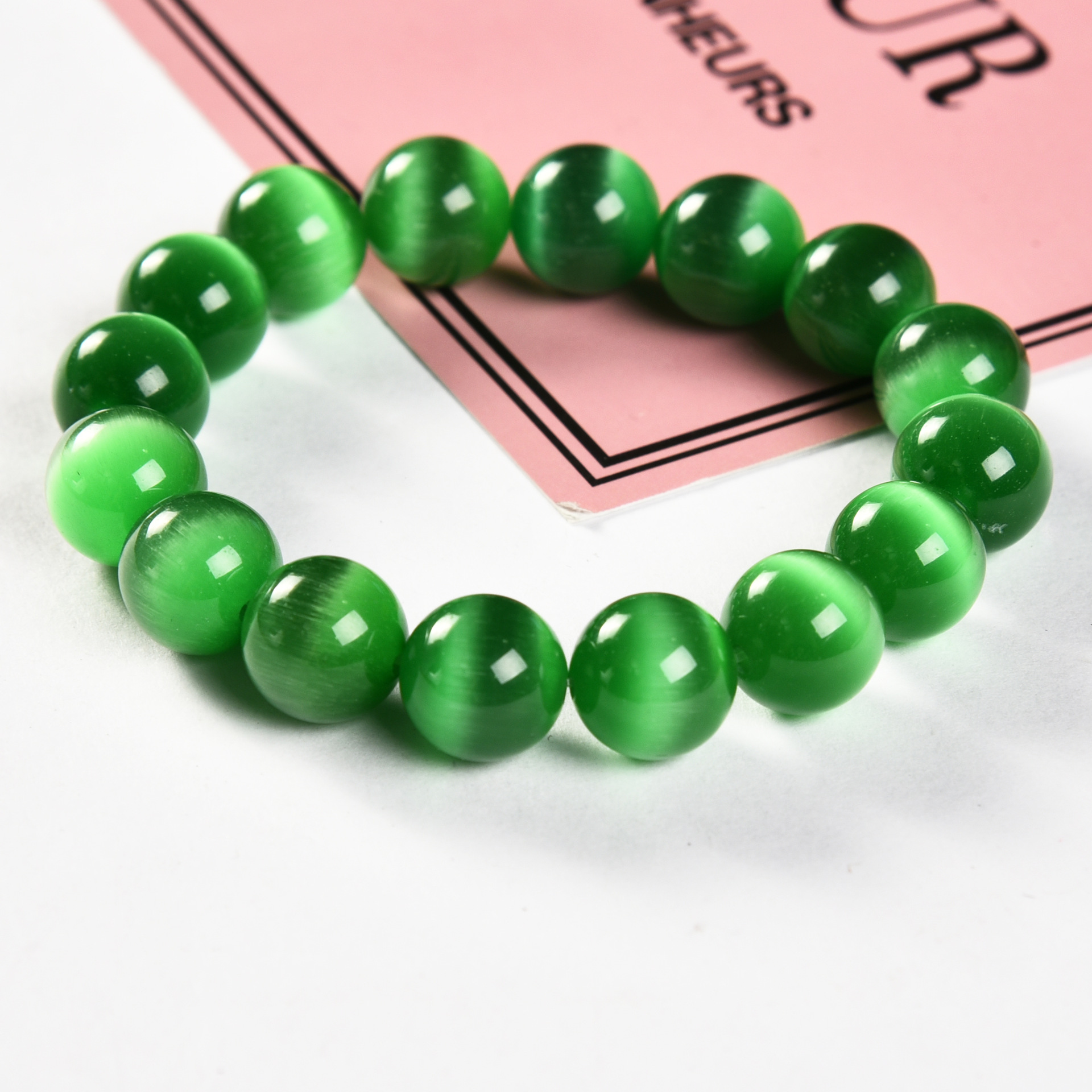 厂家批发天然猫眼石手链 韩版时尚手链款式多颜色齐全 现货批发