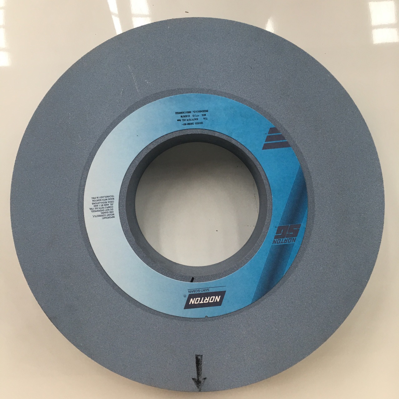 圣戈班norton诺顿砂轮高转速50m/s绿碳化硅无心磨床砂轮 橡胶导轮