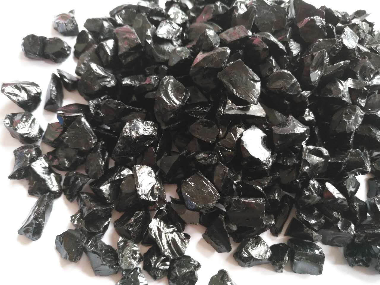 批发彩色玻璃砂五彩玻璃渣天然原色砂 电镀玻璃砂