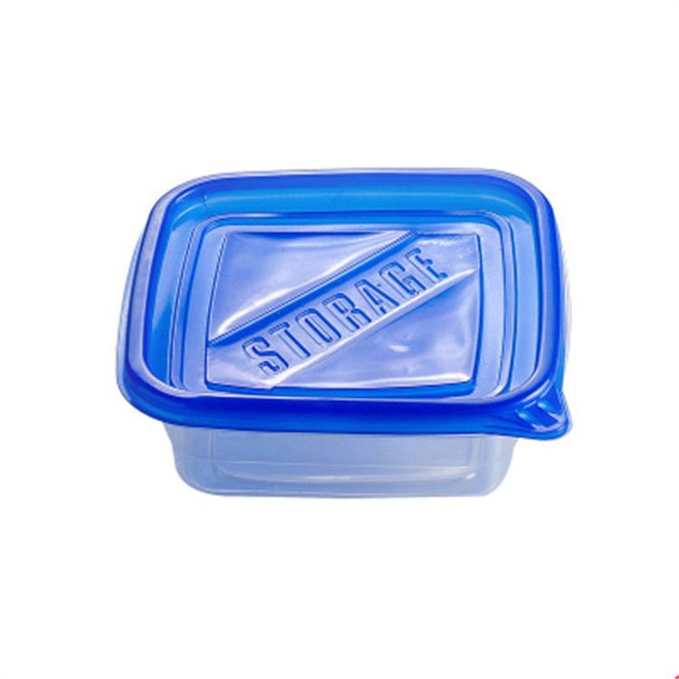 正方形1200ml一次性餐盒水果捞千层蛋糕保鲜塑料pp5包装透明盒子