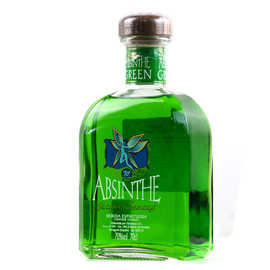 西班牙进口自由绿精灵苦艾酒absinthe 70度悬乳之星 原装洋酒