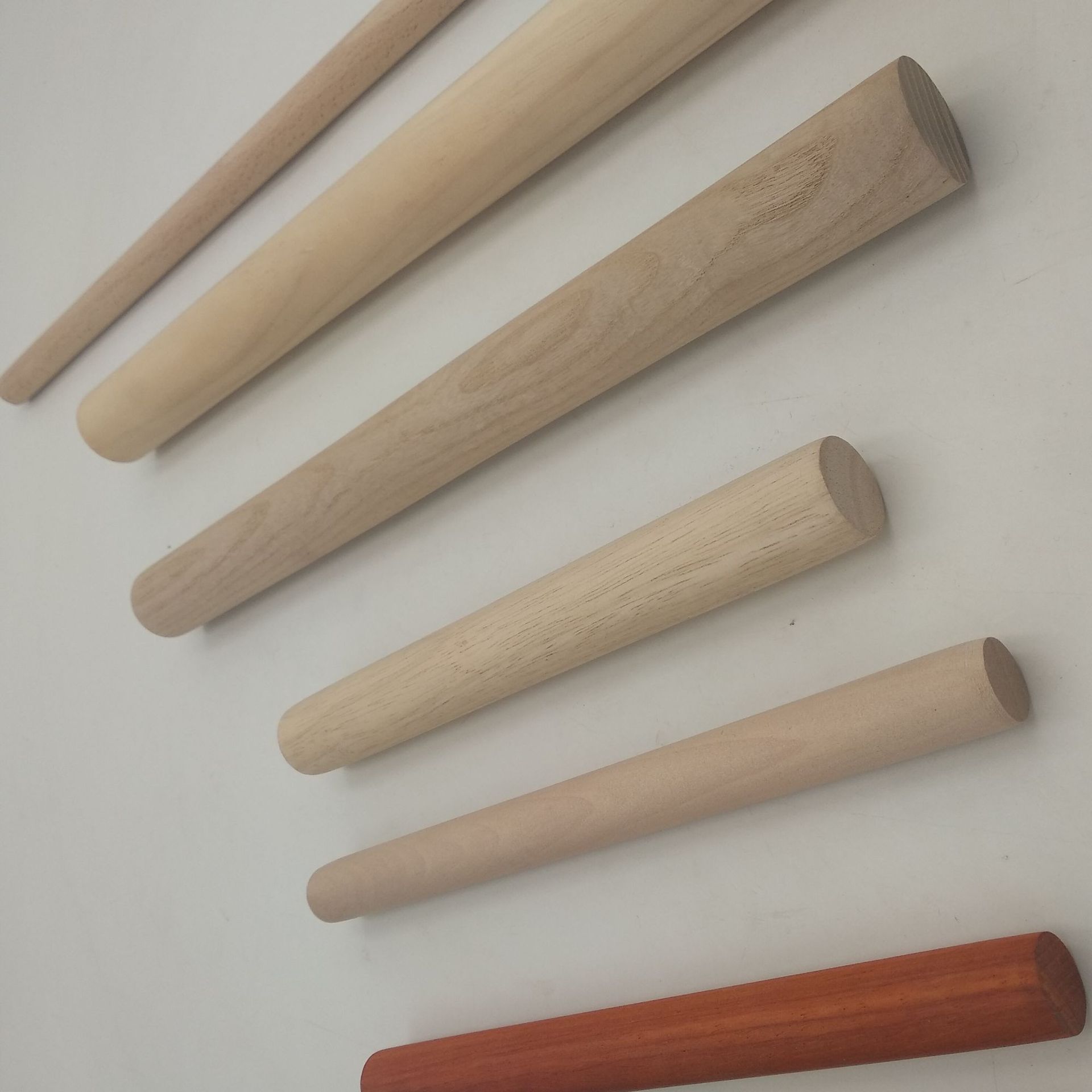 厂家直供 实木圆条 桉木圆木棒 扁棍木条 雕刻木棍 榉木橡胶木