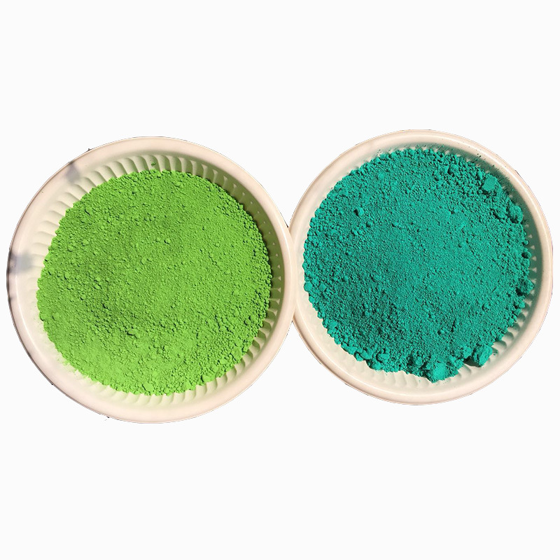 厂家批发美术绿 翠绿 无机氧化铁颜料 氧化铁绿