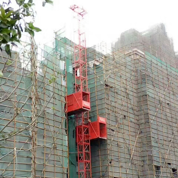 建筑施工升降电梯 楼房物料提升机 单柱上下物料升降机 龙门架