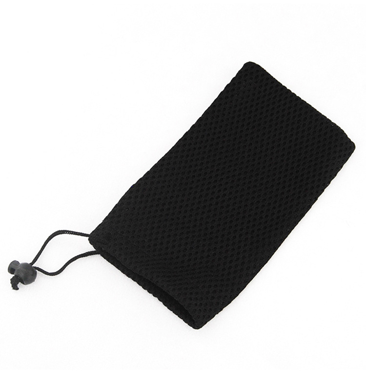 厂家定做网布抽拉绳束口袋 环保服装包装袋 网布涤纶布批发