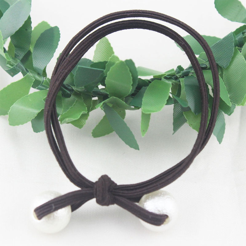 韩版新款双股8字结发圈打结皮筋热卖精品店货源批发皮套厂家直销