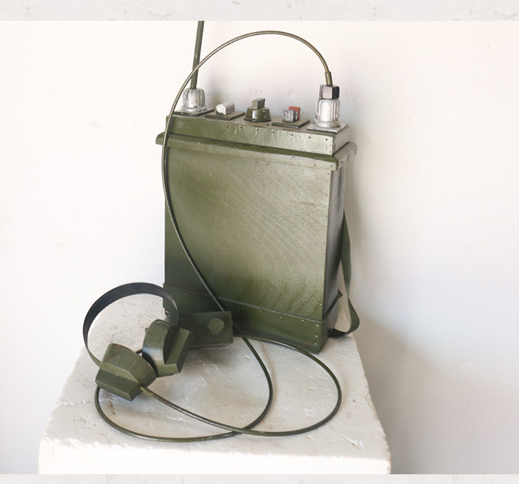 抗日影视舞台道具步话机电话机发报机定做电台短波对讲机军事装备