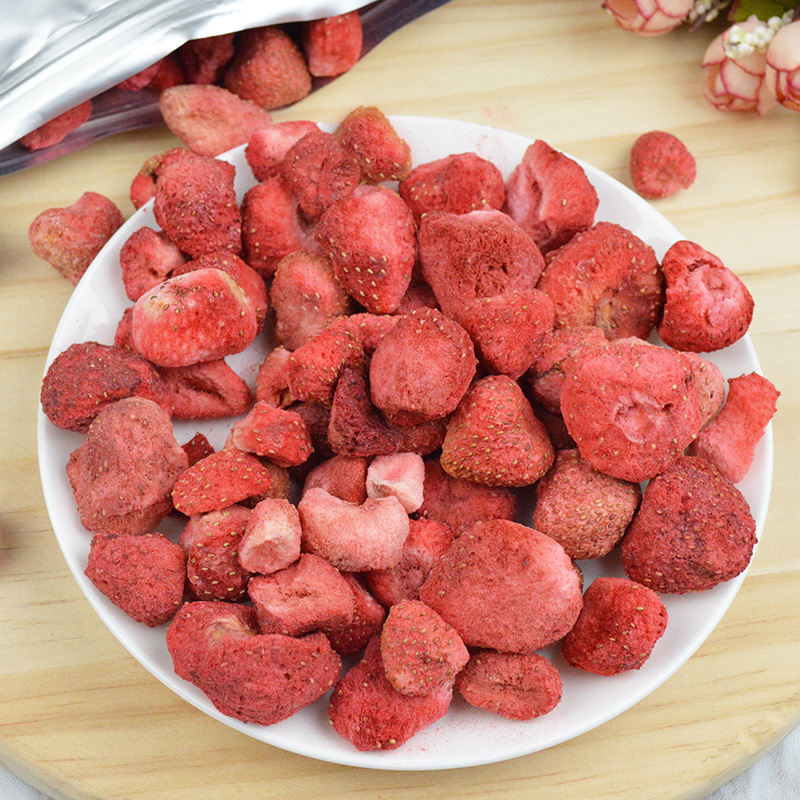 冻干草莓 冻干水果 草莓干草莓粒 蛋糕牛轧糖雪花酥饼干原料100g