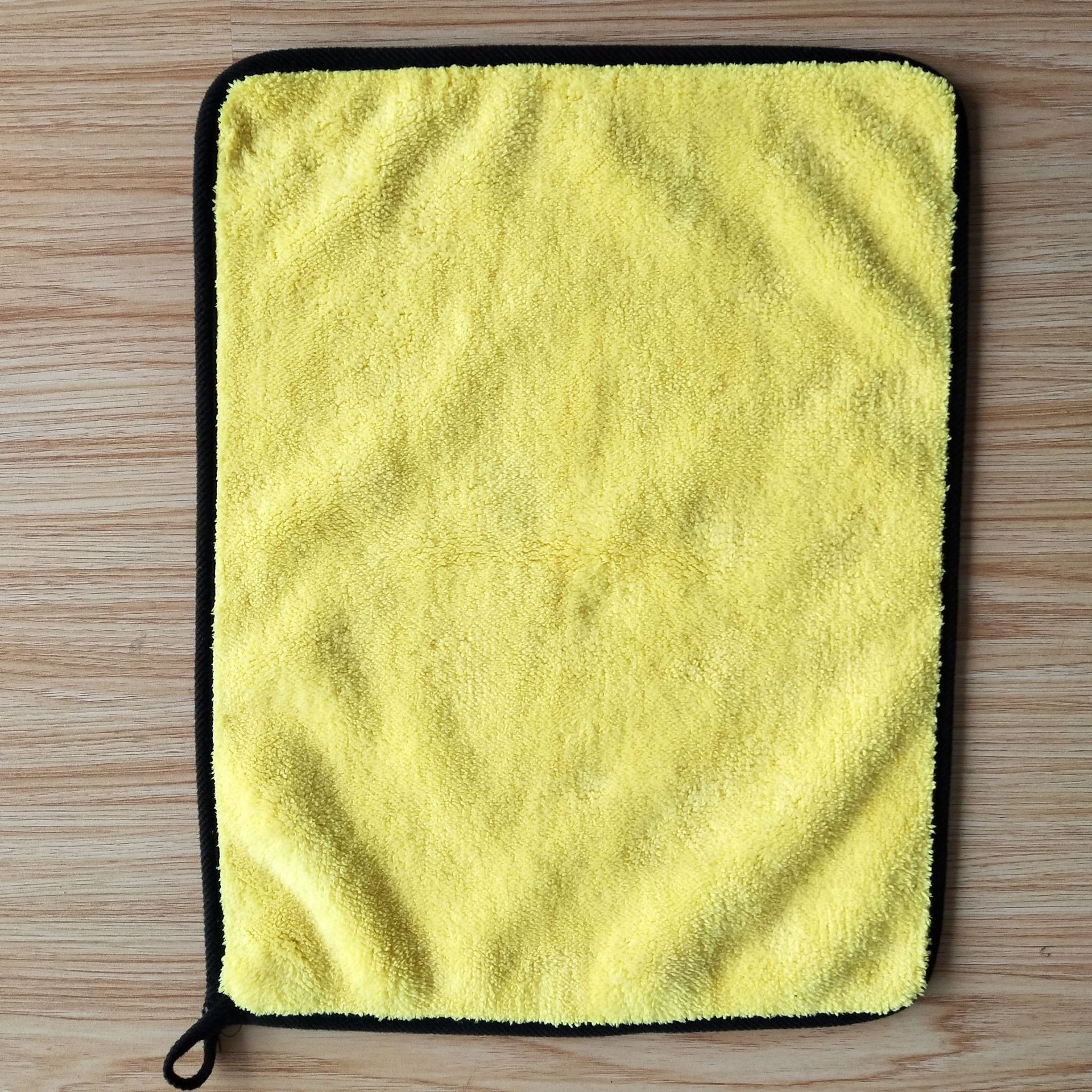 珊瑚绒双面加厚30*40擦车巾多功能家用厨房抹布双色拼复合保洁巾