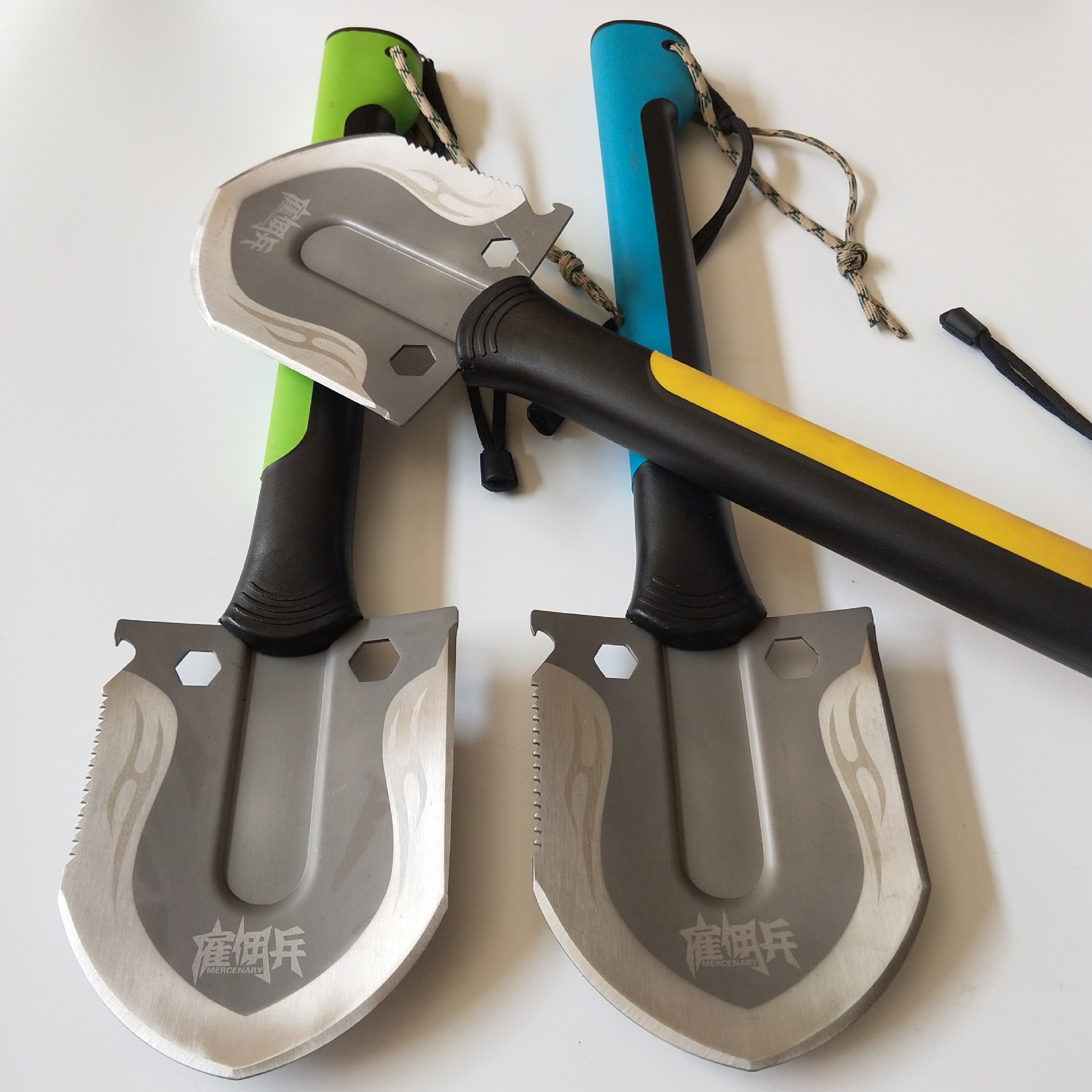 新款多功能工兵铲 小号便携折叠铲子 户外野营用品 自驾车载装备