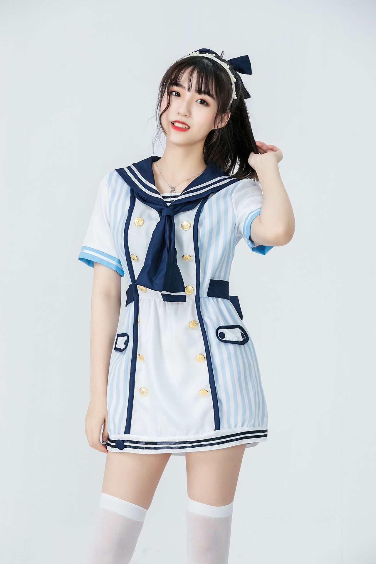 动漫lovelive 海盗未觉醒cosplay海贼物语日常水手服cos套装批发