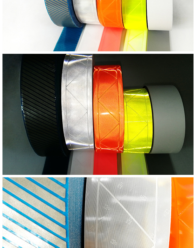 供应3m反光布反光带高亮反光材料交通安全服专用辅料