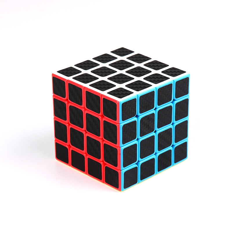 魔域魅龙系列碳纤维四阶魔方4阶顺滑魔方益智趣味儿童减压玩具