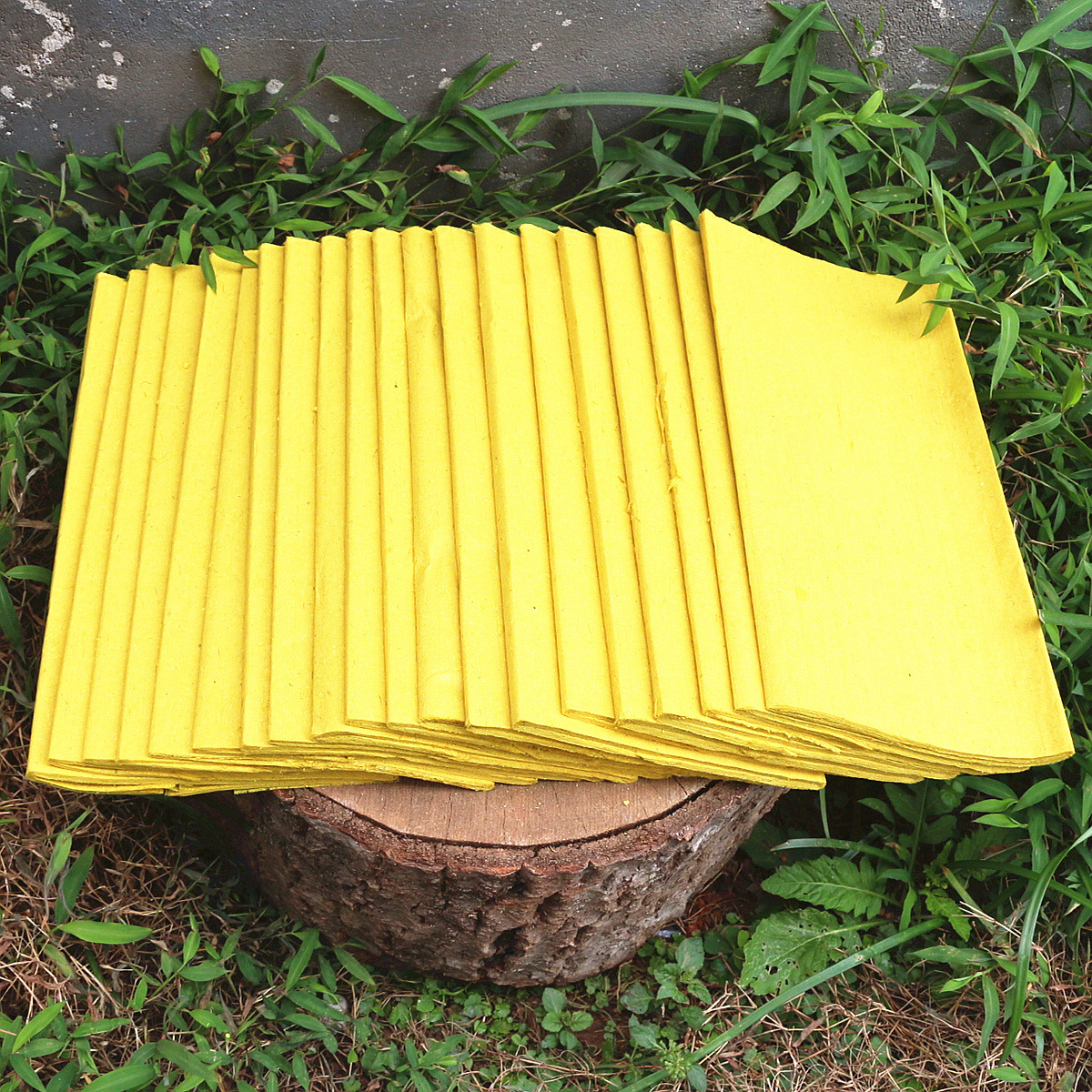 包邮竹浆纸大捆黄烧纸精品黄表纸烧香拜佛法事祭祀用品纸一捆20刀