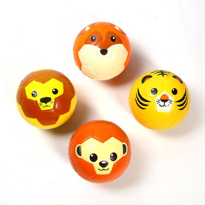 卡通动物球 pvc卡通地摊货皮球 促销礼品充气玩具幼儿童厂家直销