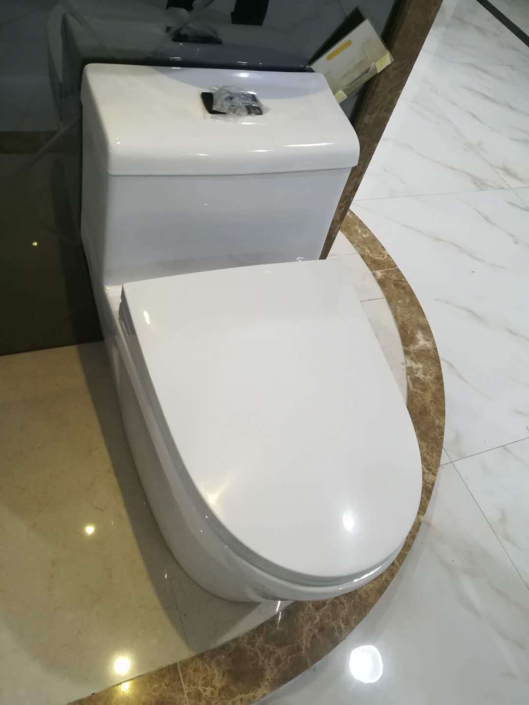 虹吸连体坐便器卫生间陶瓷马桶地排一体静音节水洗手间抽水马桶