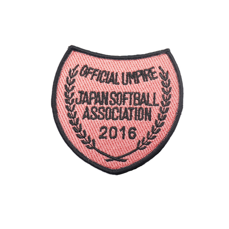 魔术贴刺绣臂章上衣外套服装刺绣补丁贴肩章背胶热熔粘贴刺绣徽章-阿