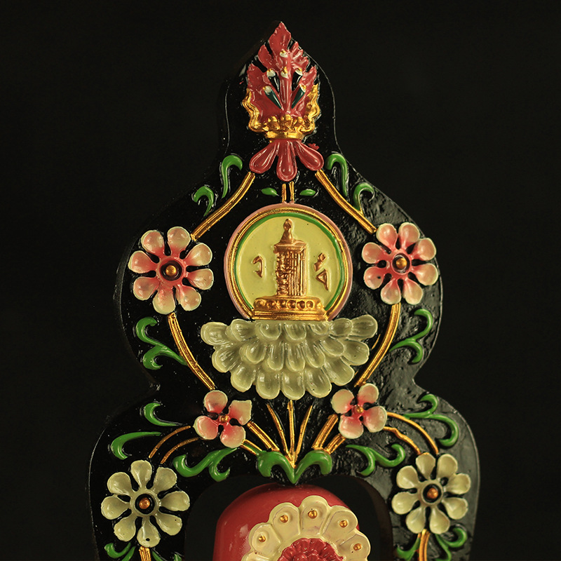 手工彩绘八吉祥朵玛总集密宗法器佛堂供品佛教用品树脂金刚垛玛