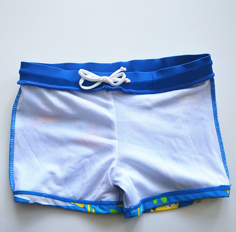 泳裤儿童宝宝小中童卡通游泳裤男童可爱小男孩平角游泳裤组合