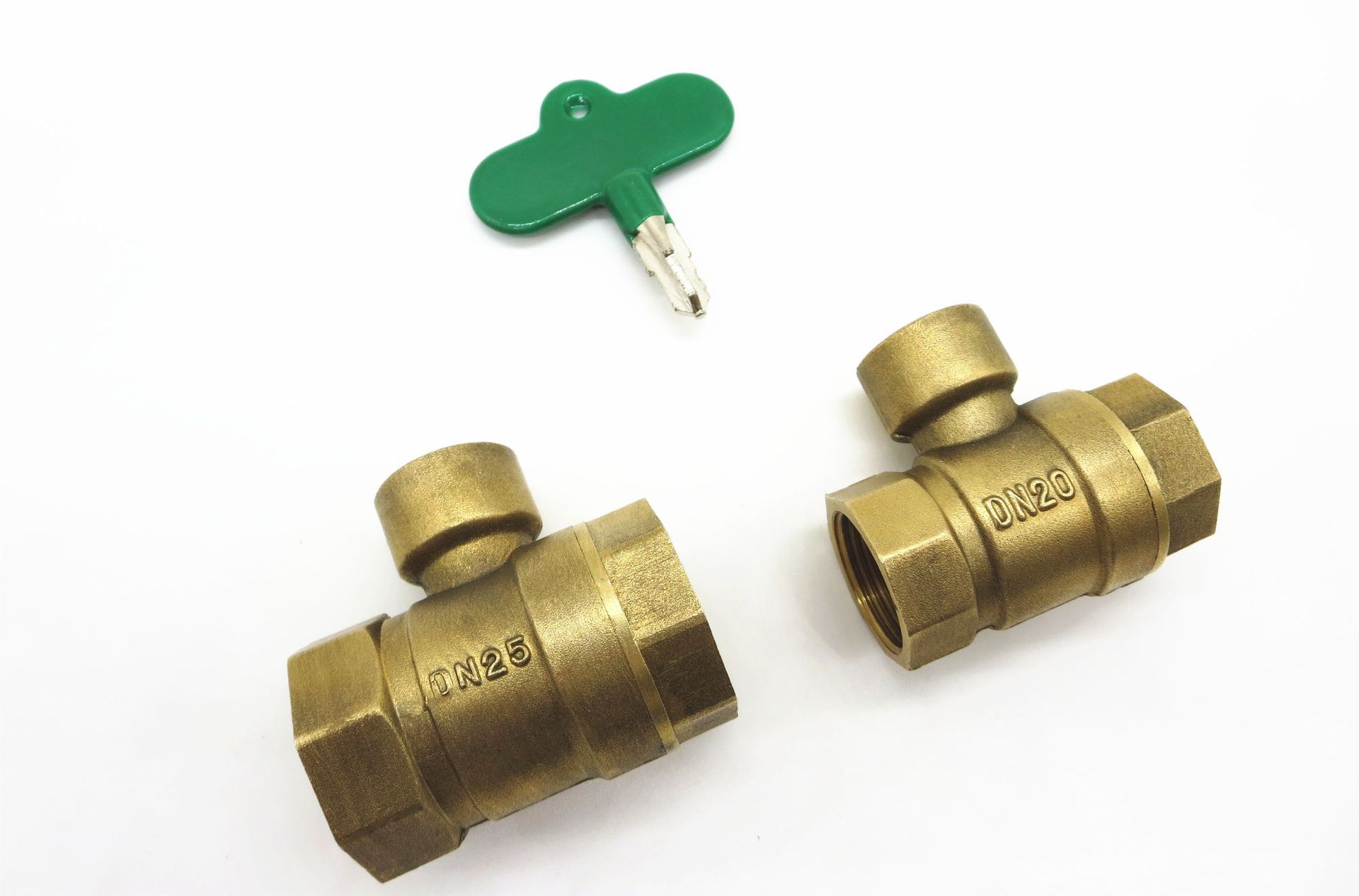 全铜锁闭阀 带锁球阀 十字带钥匙球阀 加厚6分1寸球阀 厂家批发