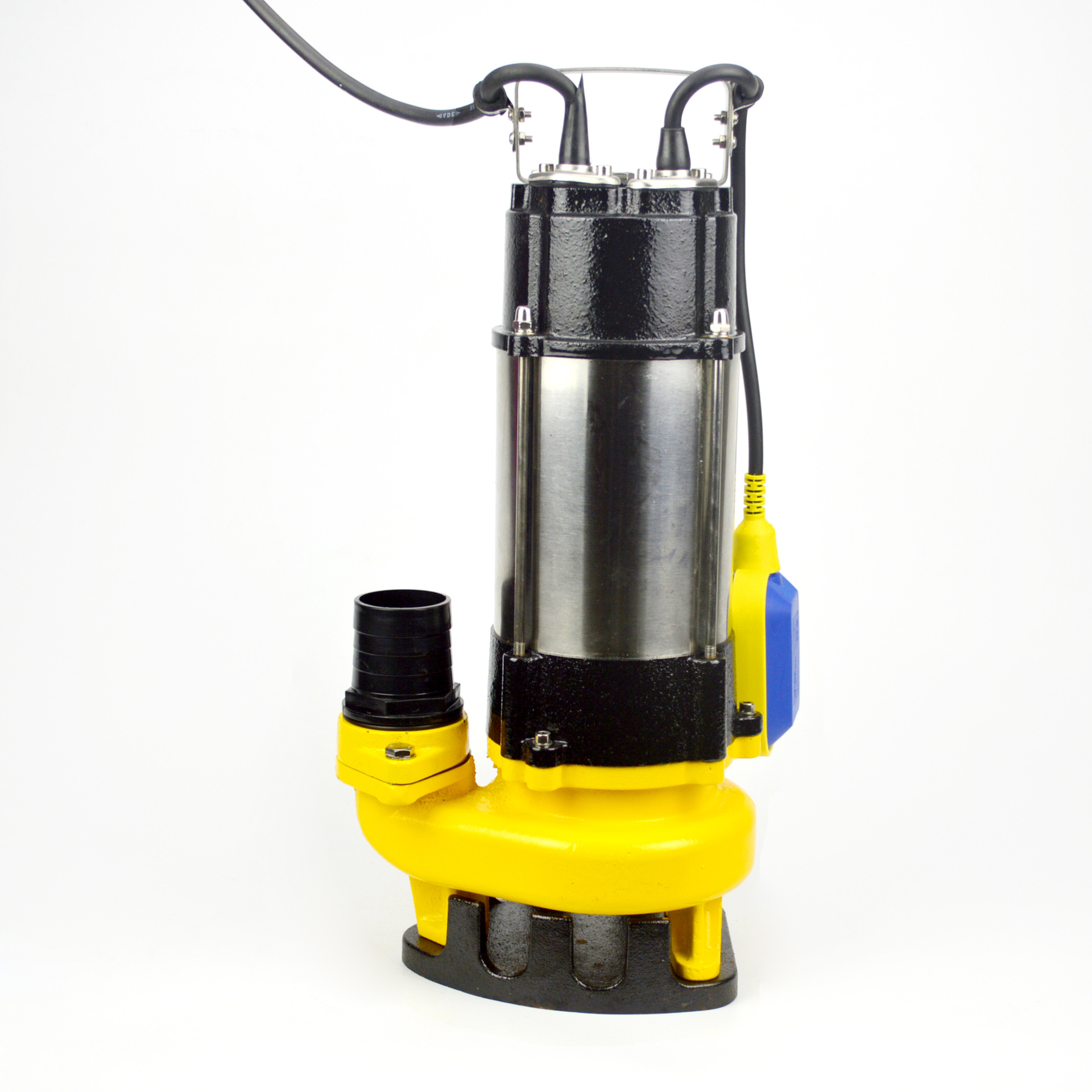 手提式小型自动220v带浮球地下室家用不锈钢排污水提升潜水排污泵