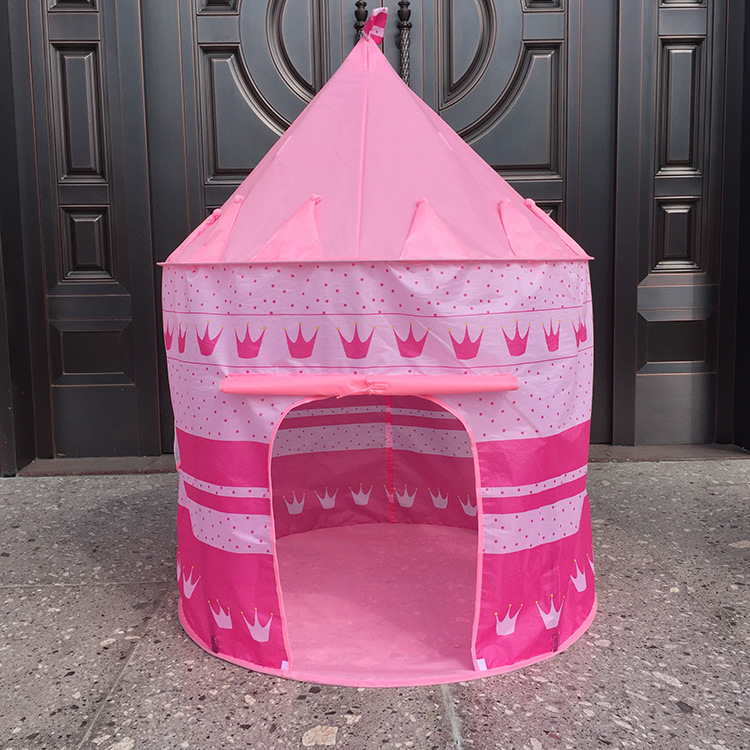 Factory Direct Sales Kids' Playhouse Yurts Tent Pink Princess/Fantasy Starry Sky