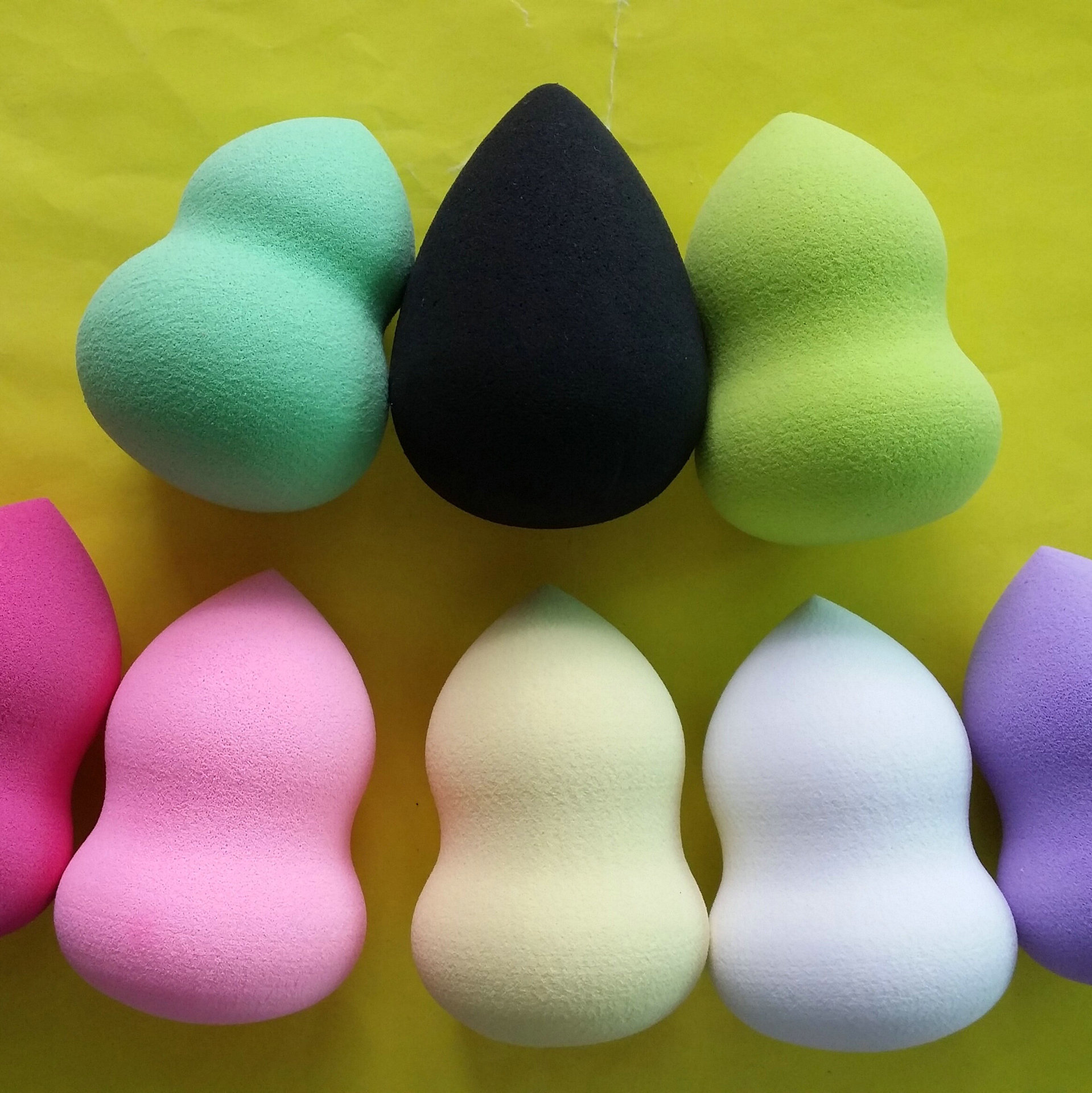 葫芦形化妆海绵/鸡蛋形葫芦粉底液化妆海绵水滴形立体化妆海绵