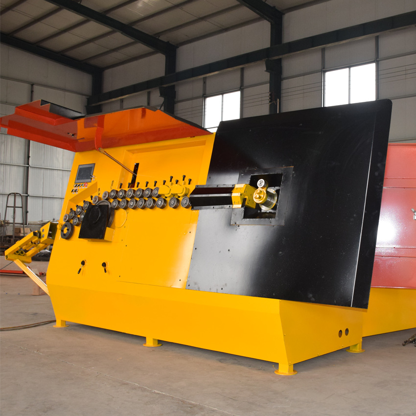 山东数控钢筋笼弯箍机 全自动钢筋箍筋调直一体机图片