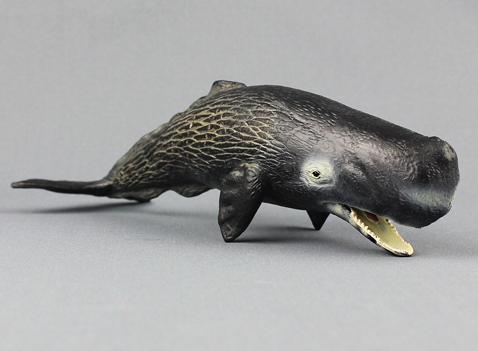 外贸新款欧美速卖通仿真抹香鲸海洋生物模型玩具实心塑胶儿童认知