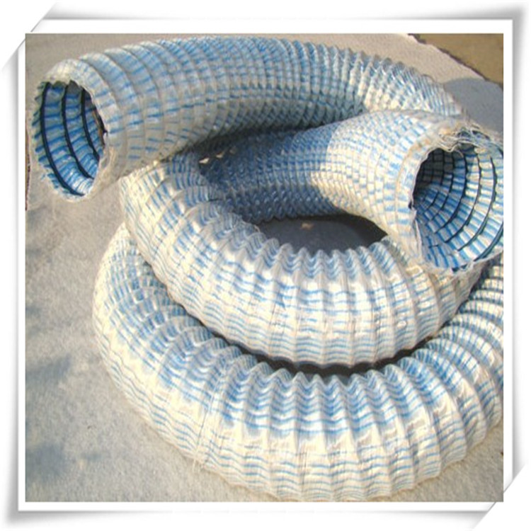 外覆pvc弹簧透水管小区大棚排水软式盲管公路铁路地基排水管现货