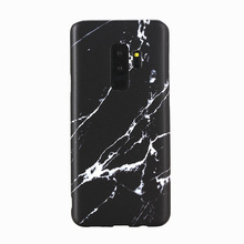 适用S9三星S9plus黑色大理石IMD手机壳S8磨砂TPU软壳S8PLUS厂家