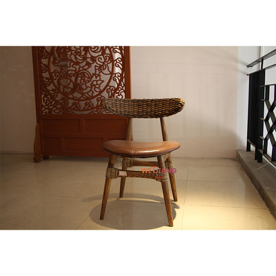 北欧白蜡木餐椅实木牛角椅子简约靠背椅餐厅凳子家用电脑现代椅子