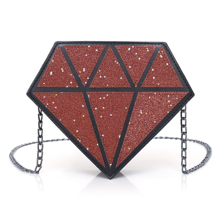 2018 New Women's Bag Laser Sequined Diamond Mini Bag Reflective Personality Fashion Chain Bag Crossbody Bag