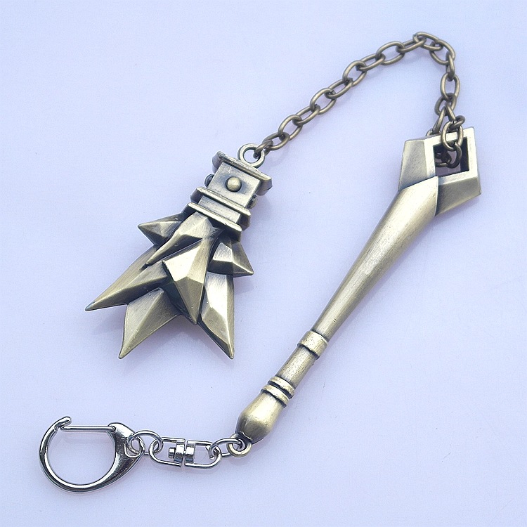 英雄武器 凛冬之怒瑟庄妮 战熊骑士死亡骑士流星锤钥匙扣