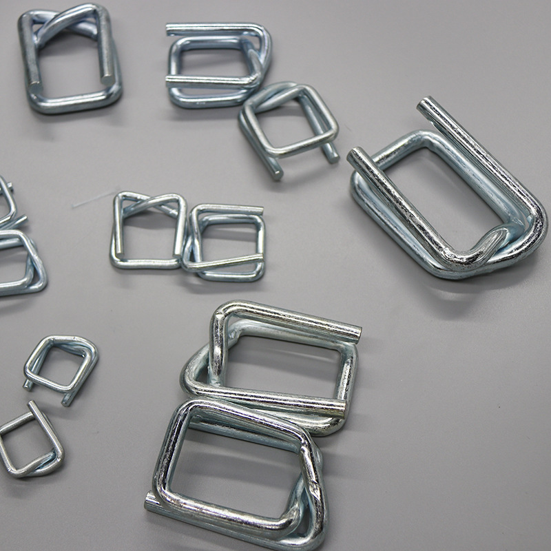 1635聚酯纤维打包扣16mm钢丝扣回型扣聚酯柔性纤维带打包扣