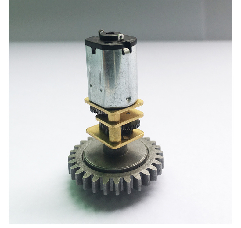 顶呱呱 自动滑盖智能门锁电子锁离合器齿轮电机密码指纹锁配件