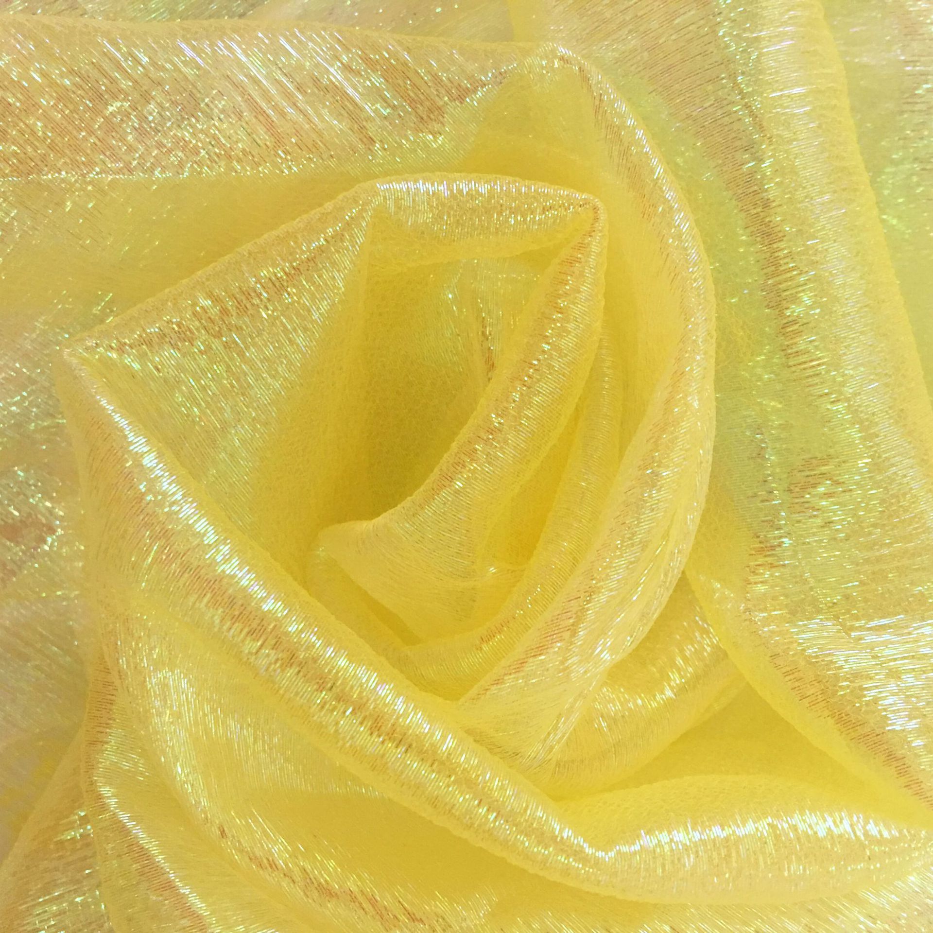 皱七彩纱布料皱纱面料舞台演出服婚庆背景装饰布置纱玩具玩偶纱布