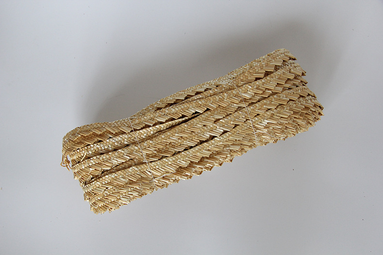 麦秸杆辫席草辫麦草编织辫可染色上漆纯手工编织纯天然工艺品