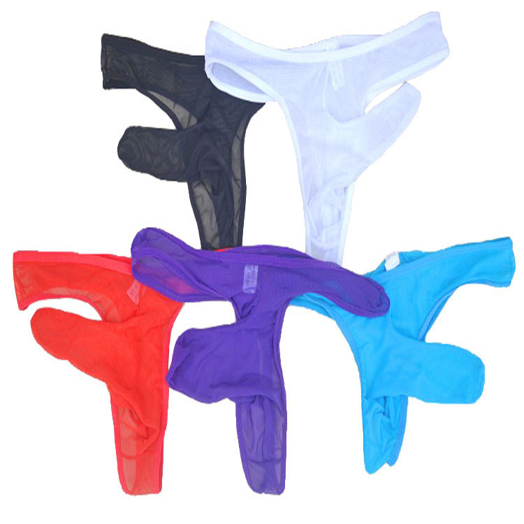 tzy009t男士男式情趣jj套内裤批发 透明网纱套套丁字裤t裤