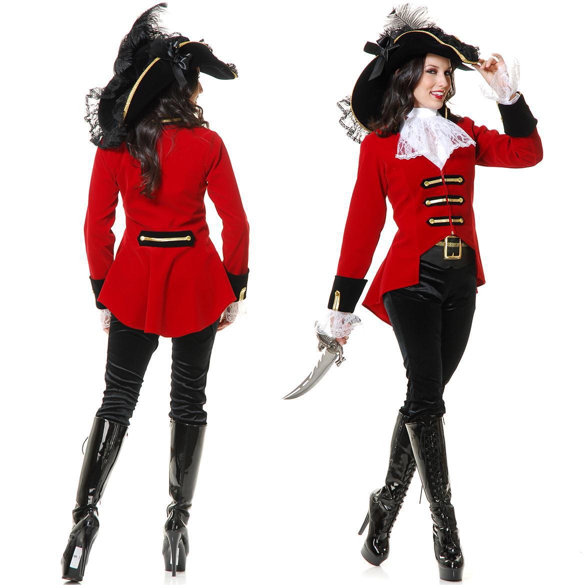 万圣节服装奢华成人魔术师驯兽师舞台演出服角色扮演海盗装派对服