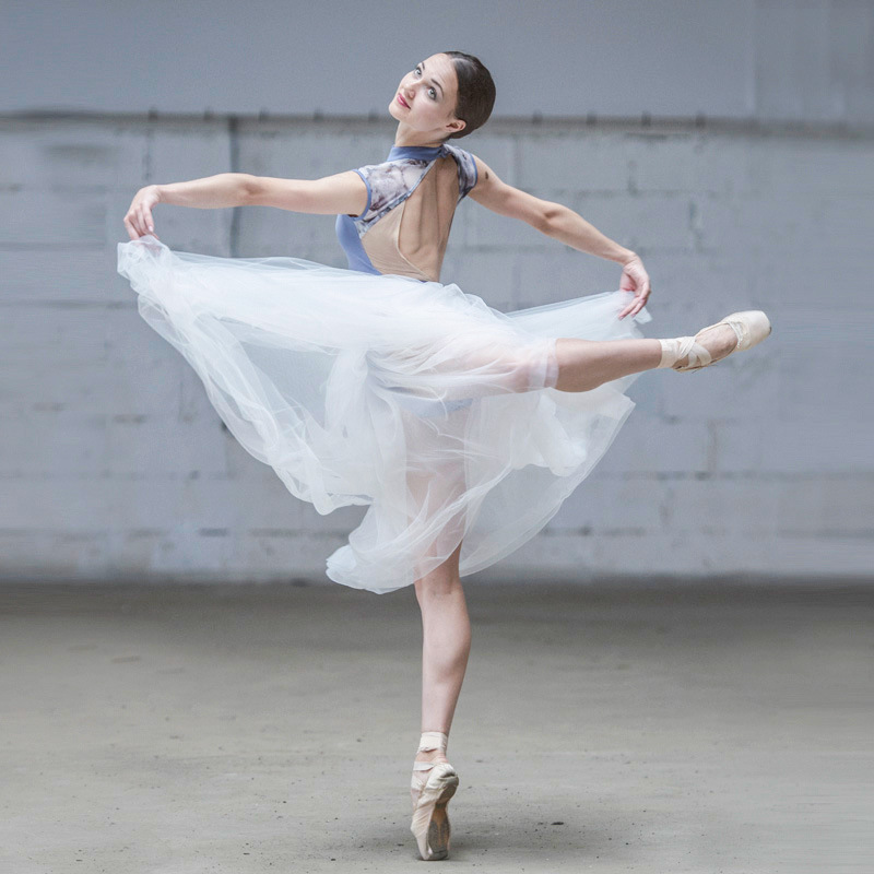 柏屋芭蕾长款tutu裙 舞蹈练功表演专业长纱裙女成人117144001