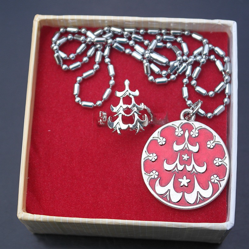 项链-斗罗大陆周边唐三蓝银草小舞九宝琉璃塔项链戒指