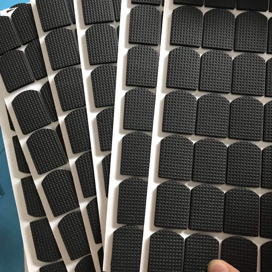 eva胶垫 单面脚垫 eva泡棉脚垫 黑色方形海绵垫 自粘防滑垫片