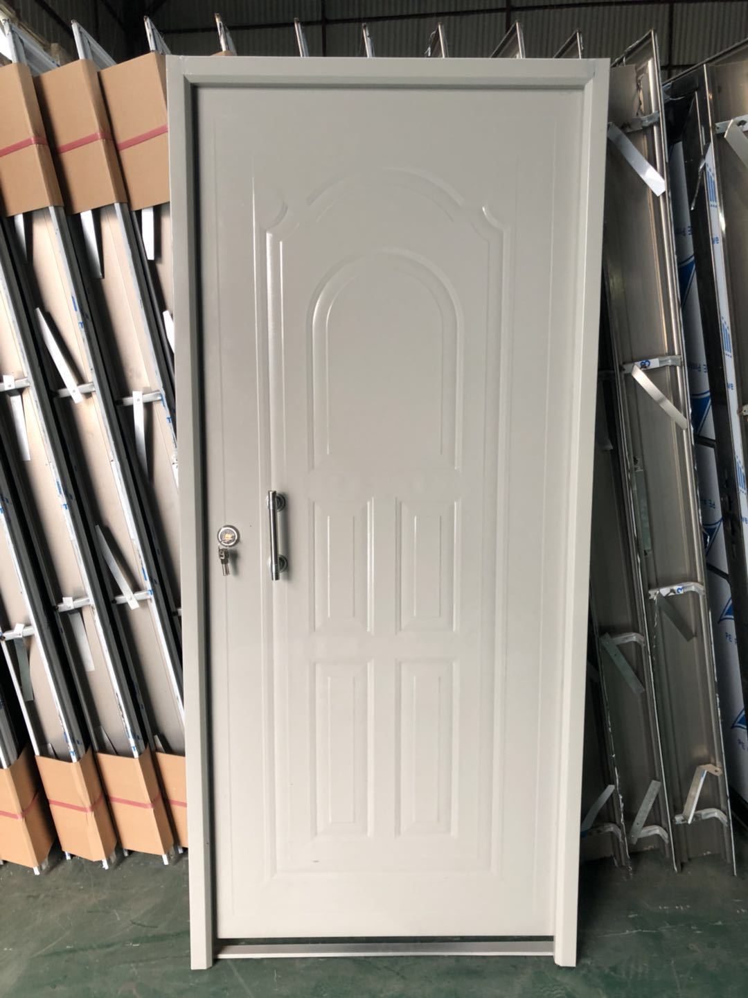 广东佛山厂家低价便宜美国门 钢质复合门 宿舍铁门 铁皮门批发